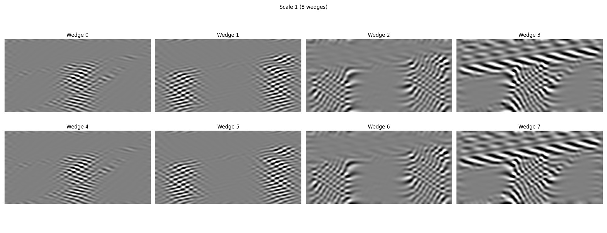 Scale 1 (8 wedges), Wedge 0, Wedge 1, Wedge 2, Wedge 3, Wedge 4, Wedge 5, Wedge 6, Wedge 7